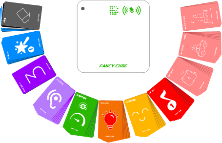 使用主控器 (刷卡),用物理卡片对智能作品进行编程
